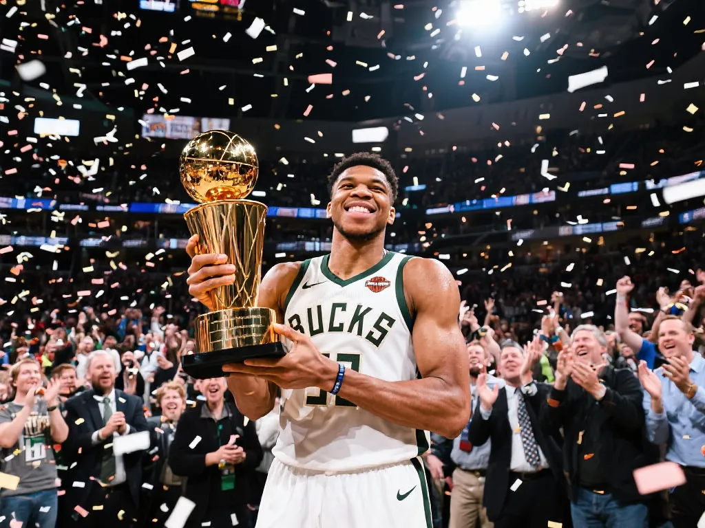 荣耀属于拼搏者：雄鹿队摘下NBA杯新王冠，字母哥闪耀全场